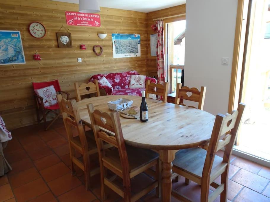 Saint-Sorlin-dʼArves Chalet La Ruche 빌라 외부 사진